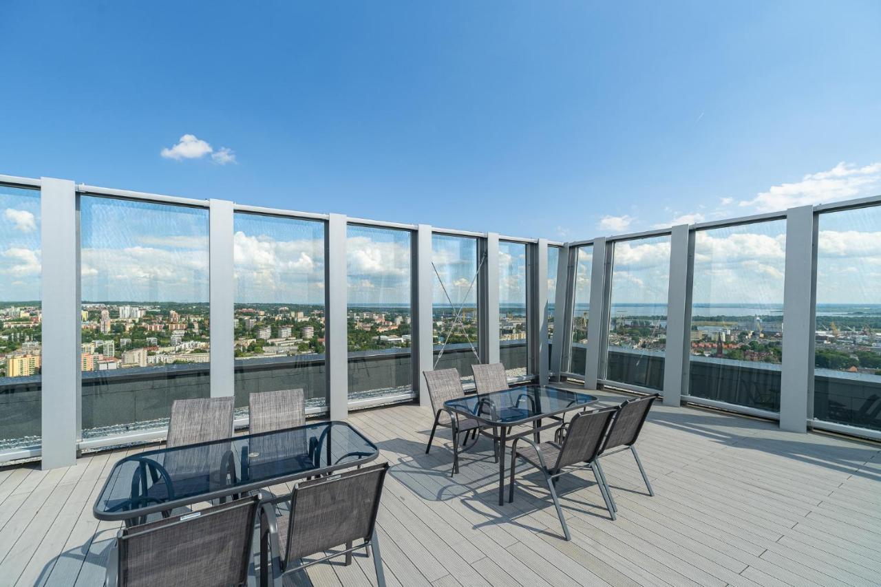 Apartament W Hanza Tower Szczecin Luaran gambar